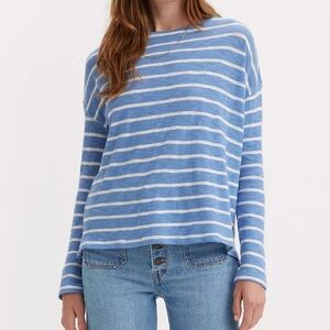Levi’s Margot Long Sleeve Striped Tee Size XS
